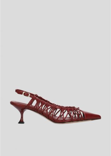Lola Cruz slingback Bordeaux femmes (Slingback pointu burgundy - 074 Slingback bordeaux fin cui) - Marine | Much more than shoes