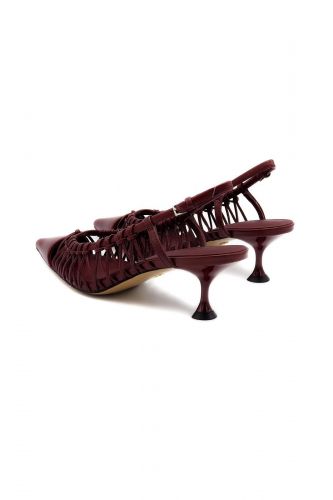 Lola Cruz slingback Bordeaux femmes (Slingback pointu burgundy - 074 Slingback bordeaux fin cui) - Marine | Much more than shoes