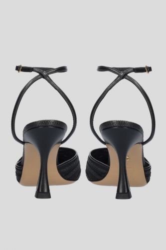 Lola Cruz slingback Noir femmes (Slingback pointu tour cheville - 109 Slingback talon haut) - Marine | Much more than shoes