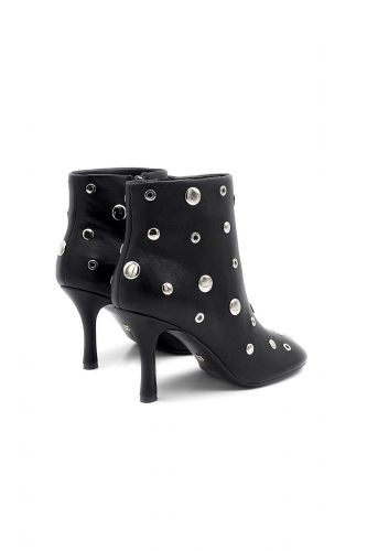 Boots en cuir noir LOLA CRUZ | Marine