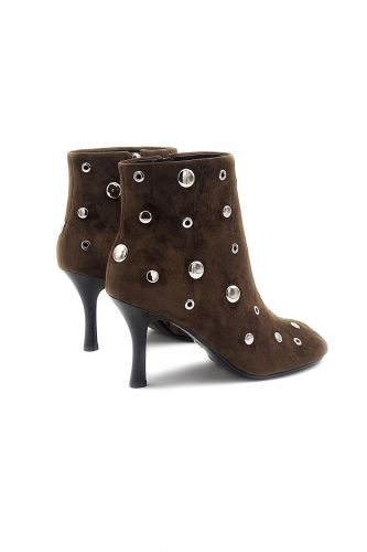 Boots en nubuk brun LOLA CRUZ | Marine