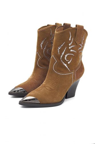 Lola Cruz boots Naturel femmes (Tiag cognac - 60BK Tiag naturel studs) - Marine | Much more than shoes