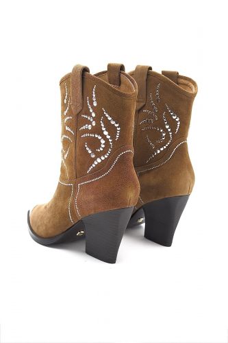 Lola Cruz boots Naturel femmes (Tiag cognac - 60BK Tiag naturel studs) - Marine | Much more than shoes