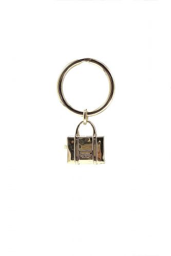Marc Jacobs porte-clés Or femmes (Charm tote métal - KEY RING Tote charms or) - Marine | Much more than shoes