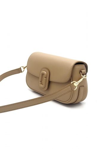 Petit sac en cuir lisse camel MARC JACOBS | Marine