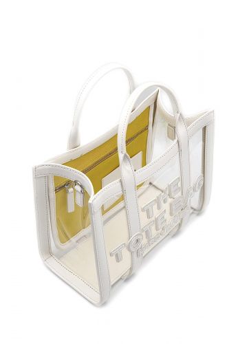 Petit sac en cuir translucide blanc MARC JACOBS | Marine