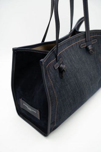 Sac shopper bleu multi GIANNI CHIARINI | Marine