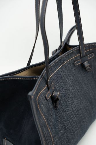 Sac shopper bleu multi GIANNI CHIARINI | Marine