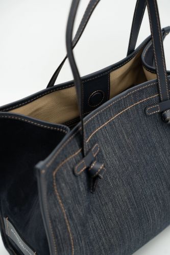Sac shopper bleu multi GIANNI CHIARINI | Marine
