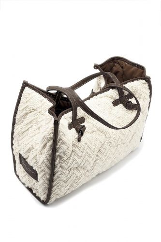 Sac shopper en cuir beige GIANNI CHIARINI | Marine