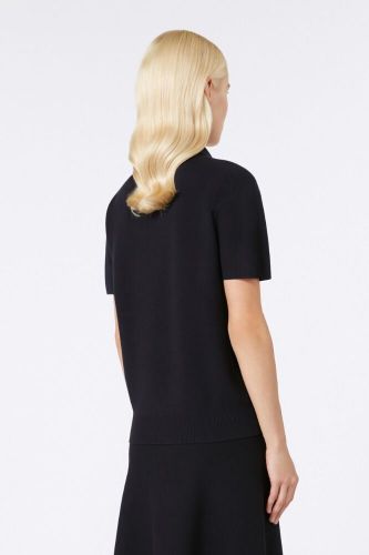 Polo bleu marine MAXMARA STUDIO | Marine