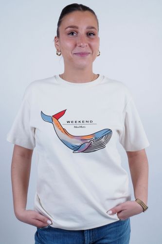 MaxMara-Weekend tee-Shirt Ecru