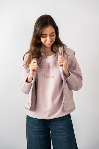 Bodywarmer avec capuche rose MAXMARA | Marine