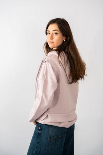 Bodywarmer avec capuche rose MAXMARA | Marine