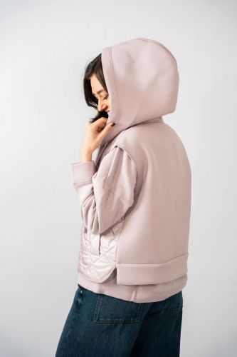 Bodywarmer avec capuche rose MAXMARA | Marine