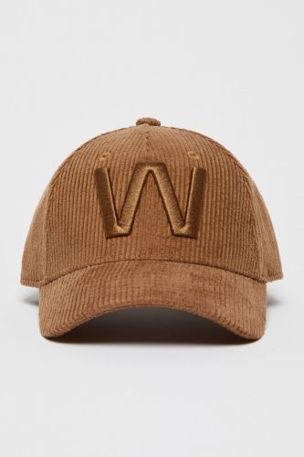 Casquette en velours côtelé camel MAXMARA | Marine