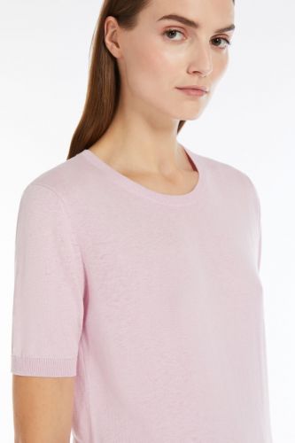 T-shirt en maille rose MAXMARA | Marine