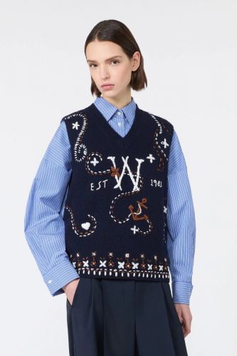 MaxMara-Weekend débardeur Bleu
