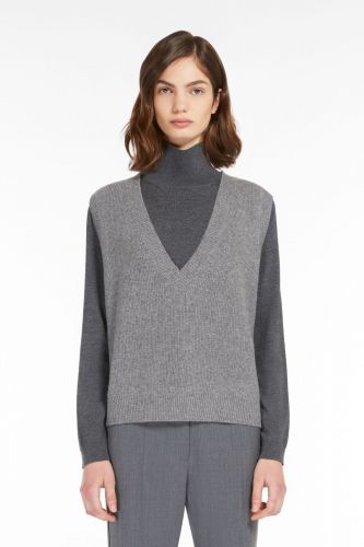 Débardeur sans manches gris MAXMARA | Marine