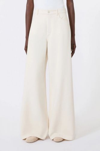 Jean droit beige MAXMARA | Marine