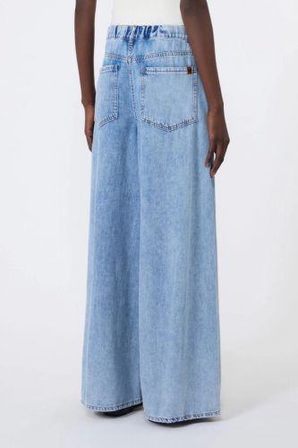 Jean large délavé clair MAXMARA | Marine