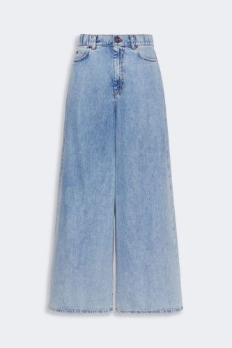 Jean large délavé clair MAXMARA | Marine