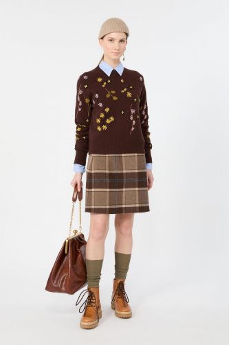 MaxMara-Weekend jupe Brun-multi