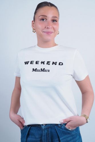 MaxMara-Weekend tee-Shirt Blanc