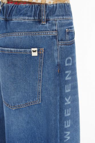 Jeans avec logo MAXMARA | Marine