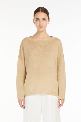 Pull en maille beige MAXMARA | Marine