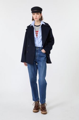 MaxMara-Weekend manteau Bleu