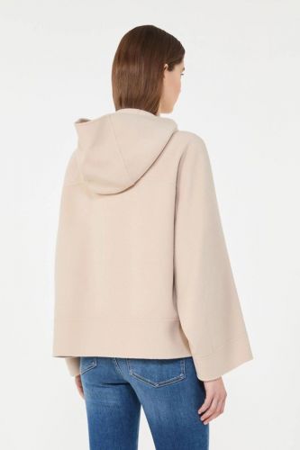 Manteau court beige avec capuche MAXMARA | Marine