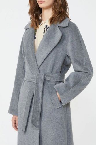 MaxMara-Weekend manteau Gris femmes (Manteau long laine alpaca - TEMPERA gris) - Marine | Much more than shoes