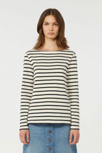 MaxMara-Weekend tee-Shirt bleu/beige