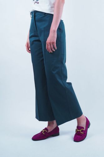 Pantalon bleu - vert MAXMARA | Marine