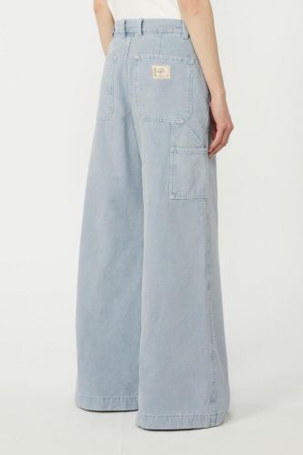 MaxMara-Weekend pantalon Bleu femmes (pantalon carpenter denim clair - SKIPPER) - Marine | Much more than shoes
