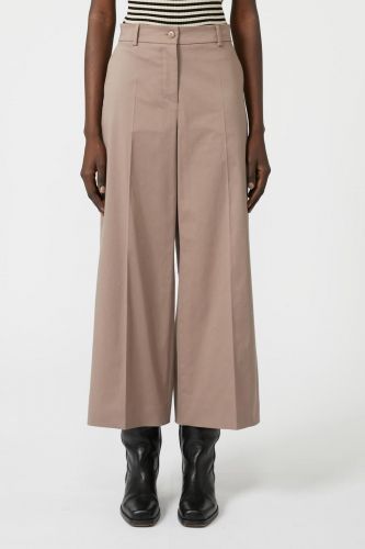 MaxMara-Weekend pantalon Brun femmes (pantalon marron clair coton - URIAL marron clair) - Marine | Much more than shoes