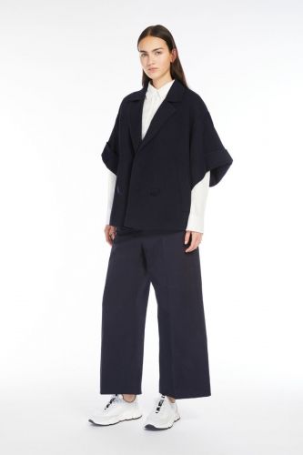 Pantalon court bleu MAXMARA | Marine