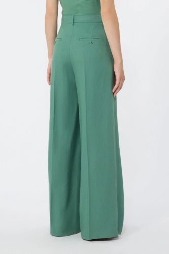 Pantalon à pince vert émeraude MAXMARA | Marine