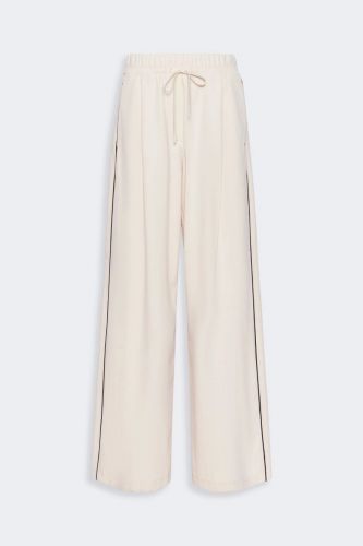 Pantalon beige à liseré noir MAXMARA | Marine