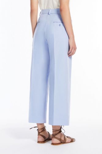 Pantalon court bleu ciel MAXMARA | Marine