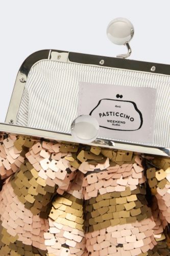 Sac Pasticcino à sequins dorés MAXMARA | Marine