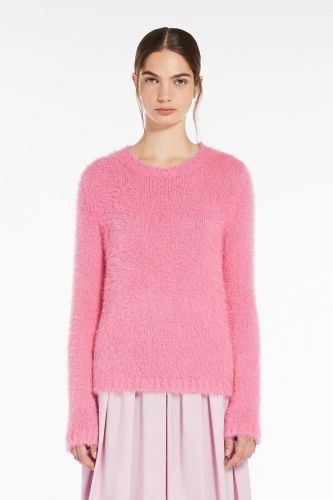 Pull aspect fourrure rose MAXMARA | Marine