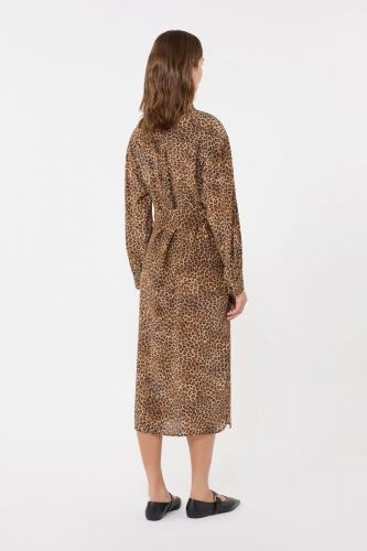 Robe en soie léo MAXMARA | Marine