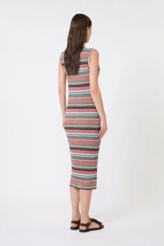 Robe maille cotelée multicolor MAXMARA | Marine