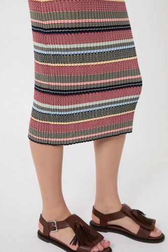 Robe maille cotelée multicolor MAXMARA | Marine