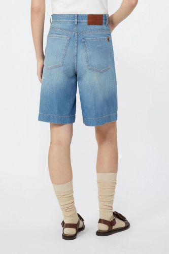 Bermuda en denim bleu MAXMARA | Marine