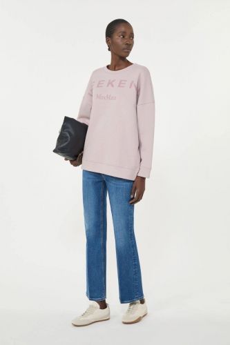Sweat-shirt oversize rose MAXMARA | Marine