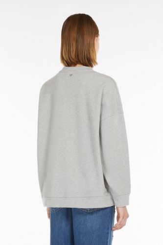 Sweat gris avec logo MAXMARA | Marine