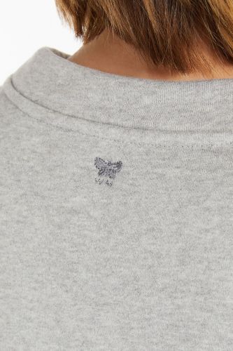 Sweat gris avec logo MAXMARA | Marine